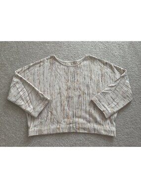 Jamie & the Jones Confetti Top Sweater Pieced T Size MEDIUM Woven